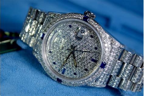 diamond encrusted rolex price|rolex diamond and sapphire bezel.